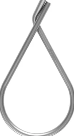 Dame Moebe Nøgleringe>Key Ring, Stainless Steel, Ø3,8