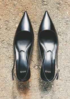 Kitten-heel patent leather shoes-MANGO Discount