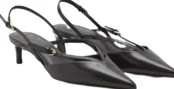 Kitten-heeled strappy shoes-MANGO New