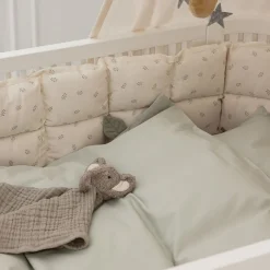Børn Sebra Børneværelse>Klassisk sengetøj, baby, mist green