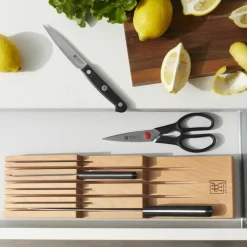 Outlet Knivopbevaring 8 knive , Bøg Køkkenknive & Sakse