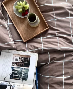 Outlet Økologisk sengesæt, Wave grid Sengetøj & Lagner