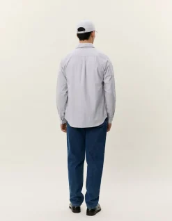 Les Deux Skjorter>Konrad Melange Striped Shirt