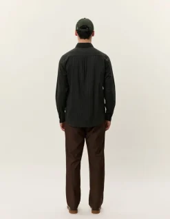 Best Konrad Melange Striped Shirt Skjorter