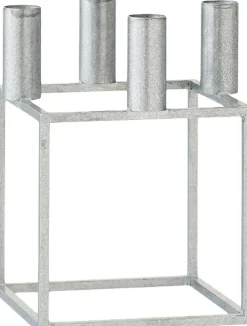 Audo Copenhagen Adventsstager>Kubus 4 - Zinc