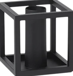 Kubus 1, Candle Holder, Black-Audo Copenhagen