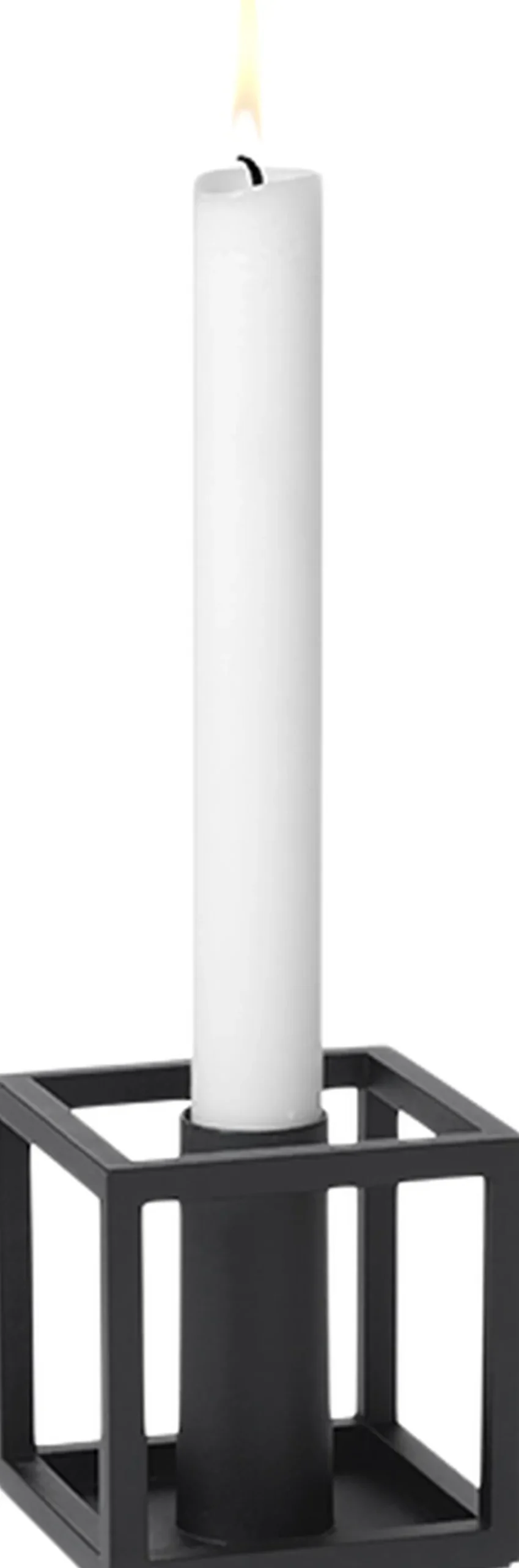 Kubus 1, Candle Holder, Black-Audo Copenhagen