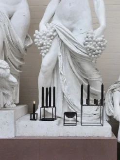 Kubus 1, Candle Holder, Black-Audo Copenhagen