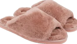 Dame Lovelies Hjemmesko>KVINA - OPEN SHEARLING SLIPPER
