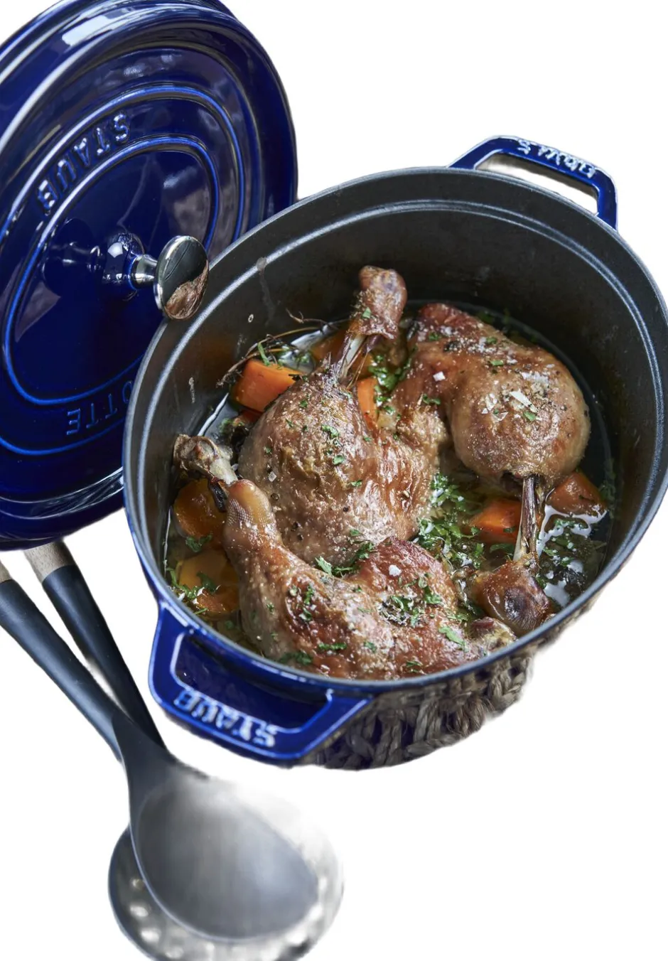 Staub Gryder & Pander>La Cocotte 29 cm blå