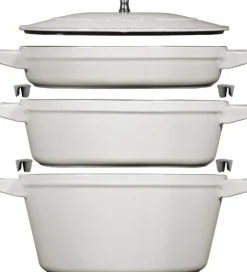 La Cocotte Grydesæt 3-dele, Støbejern Gryder & Pander