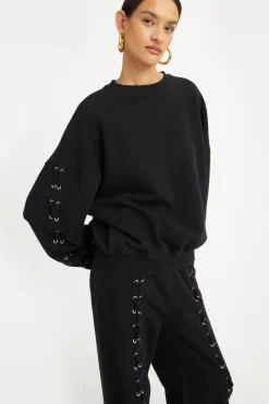 LACING CREWNECK-ROTATE Birger Christensen Discount