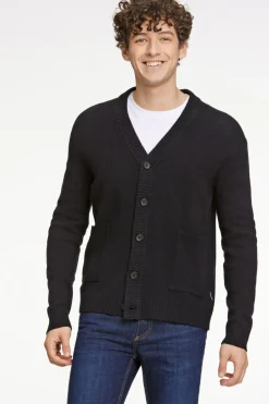 Lambswool button cardigan-Lindbergh Online