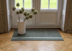 Tica Copenhagen Gulvtæpper>Løber, 67x120 cm, stripe vertical lysgrøn/støvet grøn