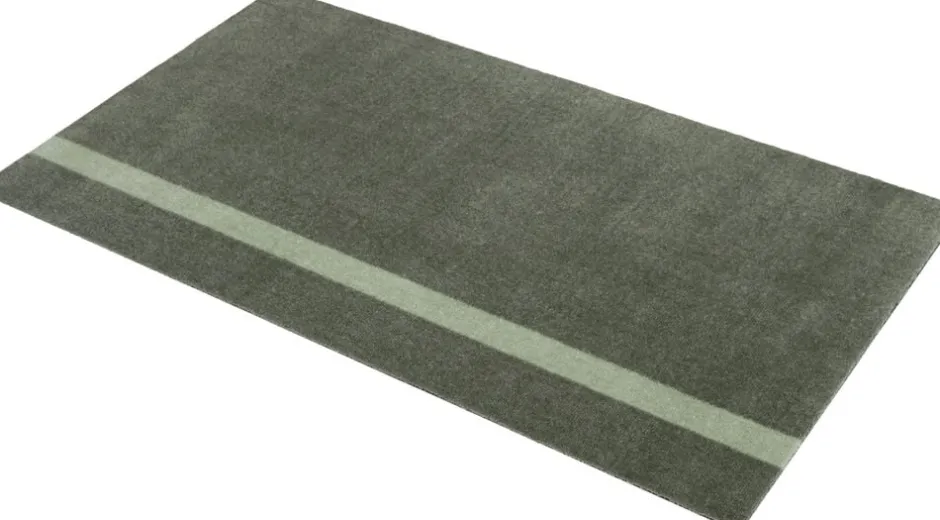 Tica Copenhagen Gulvtæpper>Løber, 67x120 cm, stripe vertical lysgrøn/støvet grøn