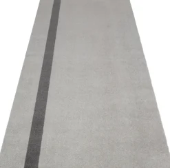 Løber, 90x200 cm, stripe vertical lysegrå/steelgrey-Tica Copenhagen Sale