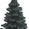 LED candle christmas tree, Pine green, Smooth, 9x12 cm 2/12-Uyuni New