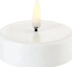 New LED Maxi Tealight (2xAAA) - Nordic White - 6,1 x 2,2 cm Elektriske Julelys