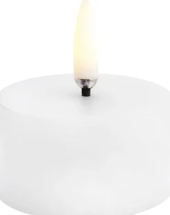 Best LED pillar candle, Nordic white, Smooth, 5x2,8 cm Lys & Lysestager|Elektriske Julelys