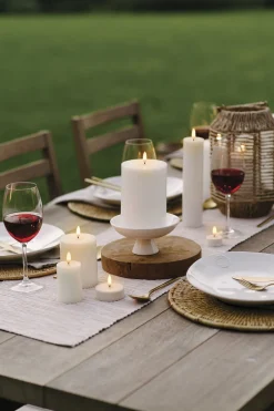 New LED Taper Candle - twin pack - Nordic White - 2,3 x 20 cm Lys & Lysestager|Elektriske Julelys