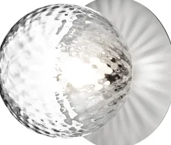 Nuura Væglamper|Loftlamper>Liila 1 Medium IP44, light silver / optic clear