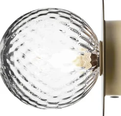 Nuura Væglamper>Liila 1 Medium IP44, nordic gold / optic clear