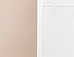 Lille notesbog, røde striber-Notem Outlet