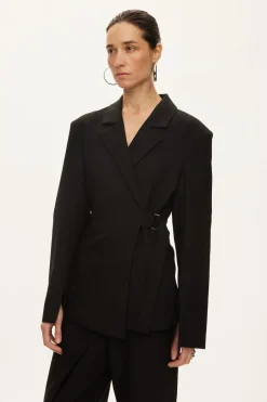 Dame Oval Square Blazere & Veste>Lind Blazer