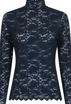 Liza Laceflower Blouse-Neo Noir Online