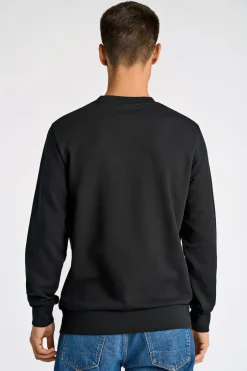 Outlet Logo chest print o-neck sweat Sweatshirts