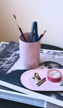 LOLA Pen Cup - Nude, 75 x 75 x 105 mm-Notem Sale