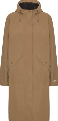Online Long Softshell Raincoat Dame Regntøj