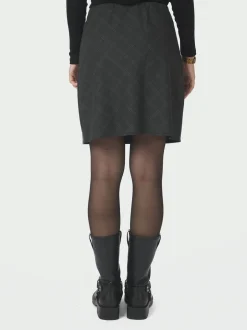 Dame Neo Noir Nederdele>Lunna Check Short Skirt
