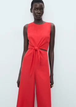 Lyocell jumpsuit with cut-out and k-MANGO Sale