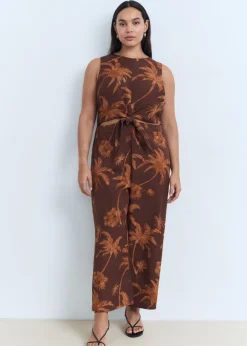 Lyocell jumpsuit with cut-out and k-MANGO Sale