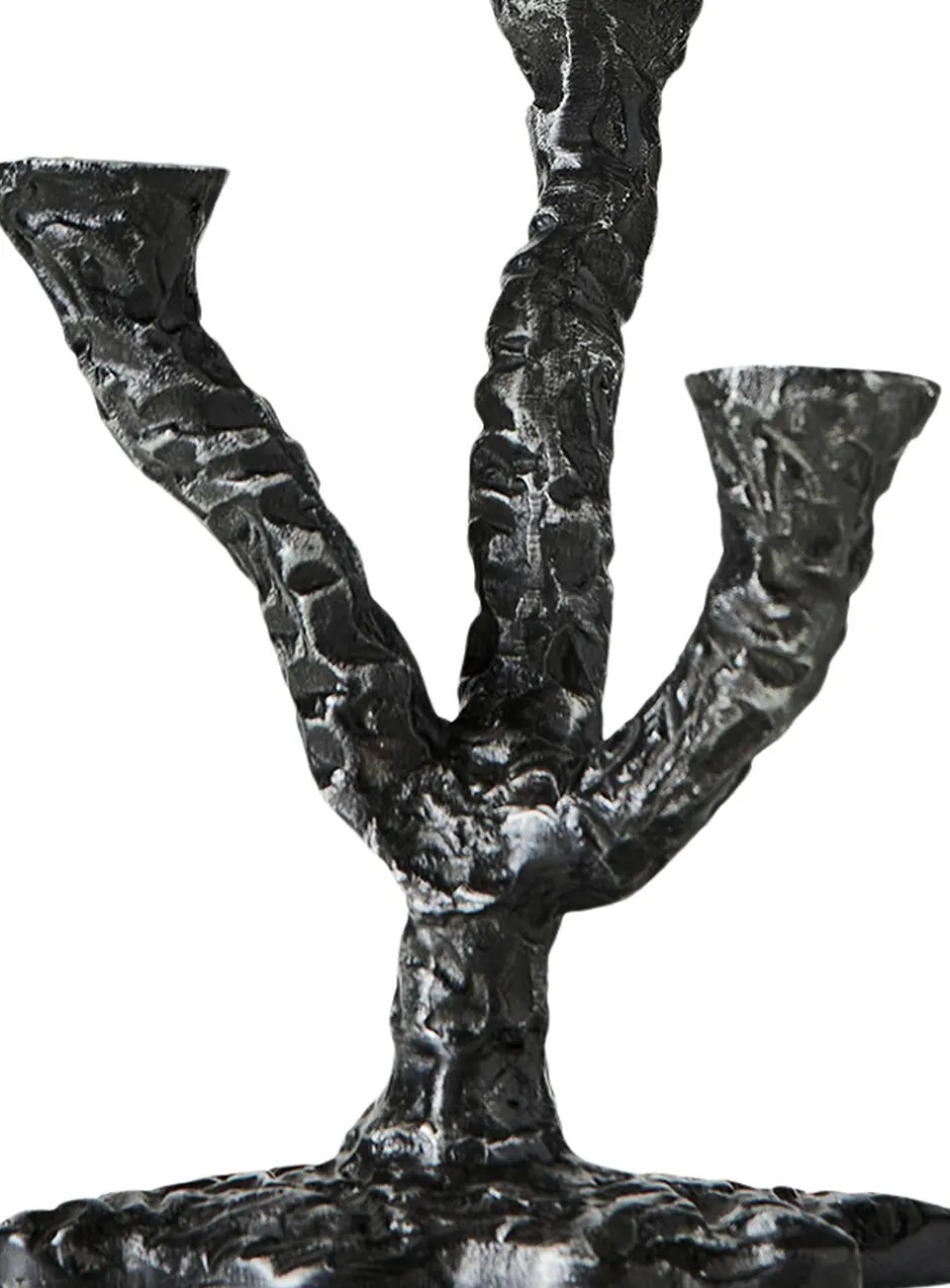 Muubs Lys & Lysestager>Lysestage Ava - Antik Mørk Grå