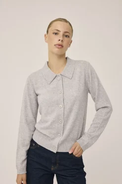 Mabel 15 Langærmede polo strikcardigan - 100% Cashmere-Magasin du Nord Collection Best
