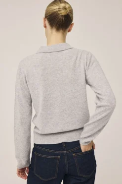 Mabel 15 Langærmede polo strikcardigan - 100% Cashmere-Magasin du Nord Collection Best