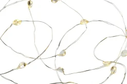 Sirius Lyskæder>Maggie, 20L, Klar/Sølv