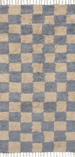 Outlet Mara Washable Rug - Mist Blue/Warm Sand Gulvtæpper