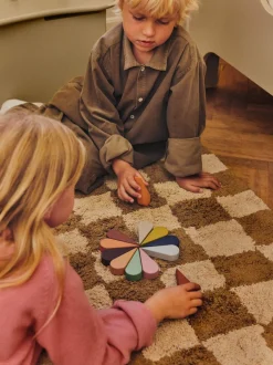 Online Mara Washable Rug - Tan/Warm Sand Gulvtæpper|Børneværelse