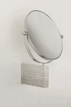Clearance Marble Vanity Mirror, wall mounted -LAMURA- Mourning Dove Spejle