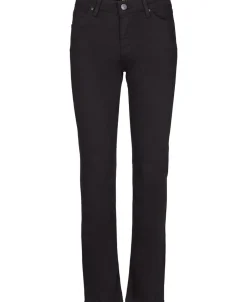 Marion straight black rinse jeans-Lee Discount