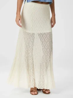 Dame Neo Noir Nederdele>Mariya Lace Skirt