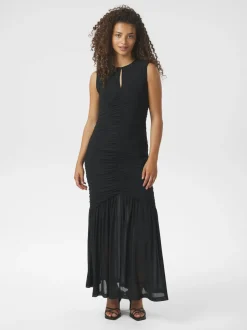 Markeni Mesh Dress-Neo Noir Hot