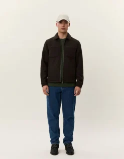 New Marseille Solid Wool Jacket Jakker & Frakker