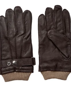 Magasin du Nord Collection Handsker & Vanter>Matheo 4 LWG Sheep leather & wool mix gloves