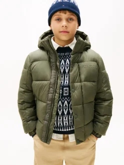 Børn Tommy Hilfiger Overtøj>MATT AND SHINE EMBOSSED JACKET