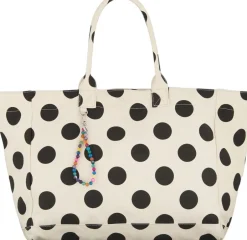 Best Maxi Polka Canvas Camila Bag Dame Skuldertasker