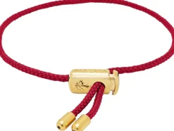 Men's String Bracelet with Adjustable Gold Lock-Nialaya Sale